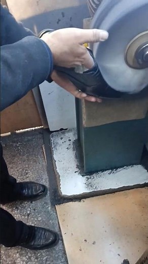 This Machine Makes Leather Shoes Shine Like New ✨ | Shoe Polishing Process