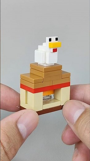 Lego build Minecraft micro world Village (5) #lego #minecraft #shorts #BrickBoom