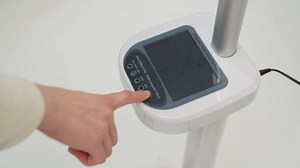 Height and Body Fat Analyzer, Vertical Height and Weight Measuring Instrument, Retractable Height Measuring Device with Display and Voice Announcement for Home Gym School Physical Examinations