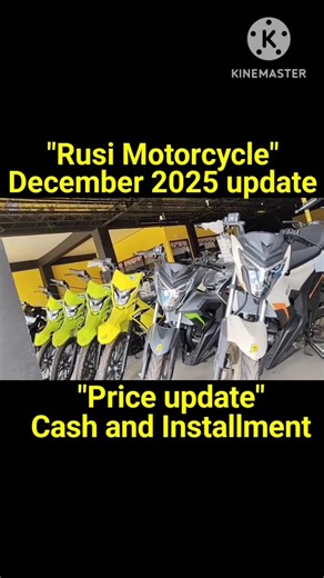 Rusi Motorcycle December 2025 price update/ Cash and installment! #rusimotorcycle #RUSI #rusilangsakalam #KalilanganBukidnon | Junrel Maris