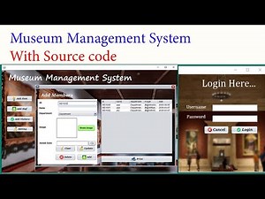 Museum Management System Project in java with source code