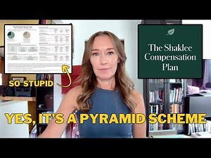 SHAKLEE: a dinosaur of an MLM pyramid scheme with a stupid compensation plan #antimlm