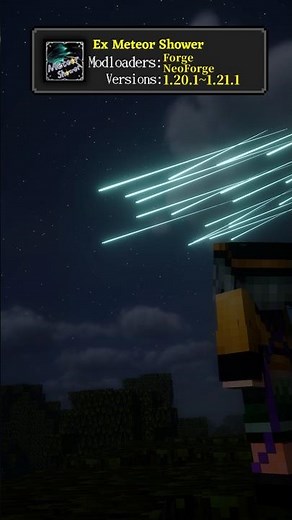 A mod to add meteor showers to Minecraft - Koishi's mod introduction - part 408 #minecraft #game ...