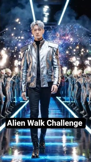 Alien Walk Challenge 😃 #unstoppable #artist #challenge #alien #alienwalkchallenge