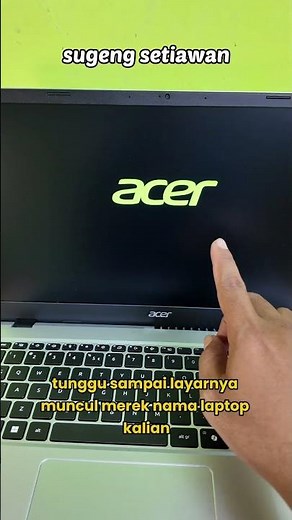cara menyalakan laptop untuk pemula