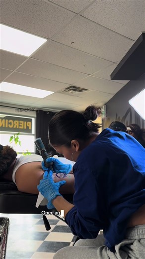 Oni Mask Tattoo Session: Blackwork Technique Explained