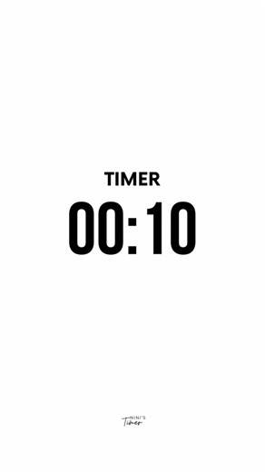 ⏱️ 10 SECONDS COUNTDOWN TIMER with Finish Alarm Sound 🔔⏰