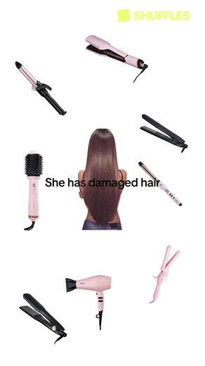 #shuffles | damaged hair