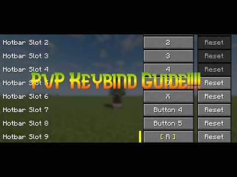 PvP Keybind Guide!! | Tutorial | #minecraft #tutorial #keybinds