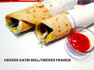 Chicken Kathi Roll-Chicken Frankie recipe-Bengali Egg Chicken Kathi Roll