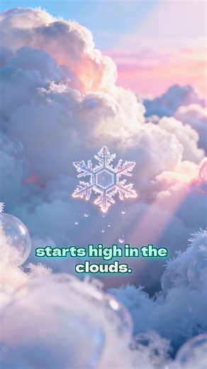How snowflakes are formed #snow #snowflakes #moisture #clouds #crystals | Facts from around the World