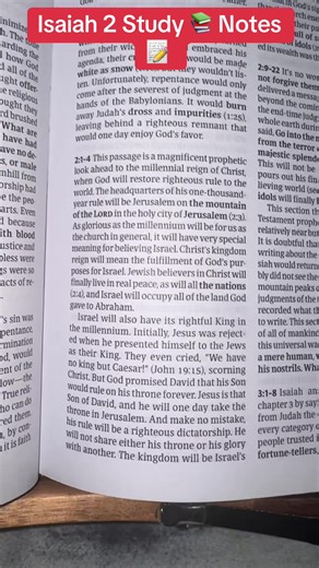 Isaiah 2 Study 📚 Notes 📝 #Jesus #HeavenlyFather #HolySpirit #everyone #fyp