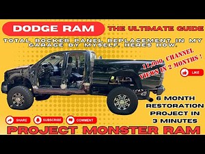 BEST DODGE RAM ROCKER REPLACMENT VIDEO