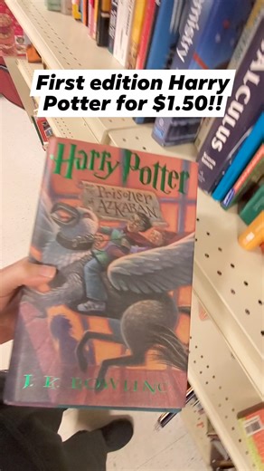 77K views · 408 reactions | Here's how you know if it's a first edition or not! Happy hunting!! #buysecondhandfirst #thriftstorefinds #thriftshop #harrypotterbooks #thriftfinds #thrifted #thrifting #thriftstore #harrypotter #harrypotterfirstedition #firstedition #firsteditionbooks #goodwill #books #goodwillfinding | Good Will Finding | Facebook