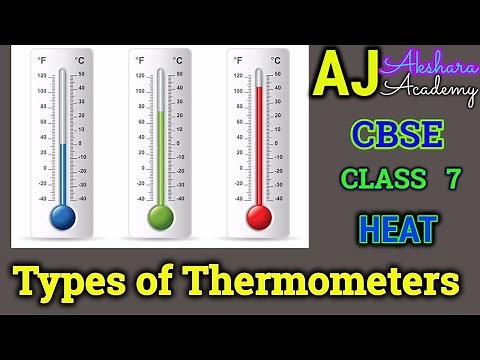 Types of thermometers | HEAT | CLASS 7 | CBSE