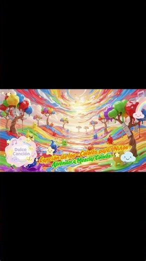 Aprende los Colores en Español 🌈 | Canción Infantil de Mezcla de Colores 🎨#educativa #colores