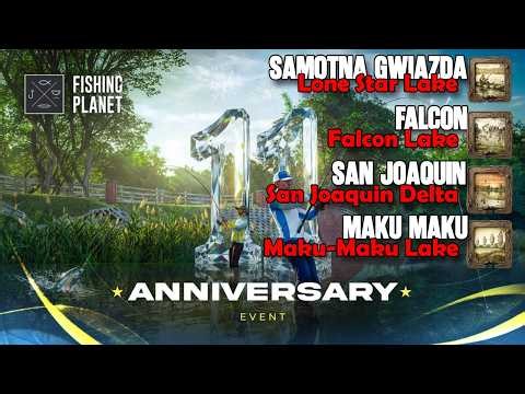 Fishing Planet Anniversary Event 2026 - SAMOTNA GWIAZDA - FALCON - SAN JOAQUIN - MAKU MAKU
