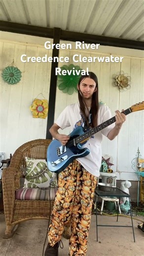 Green River- Creedence Clearwater Revival Guitar Cover #ccr #johnfogerty #classicrock #rockmusic