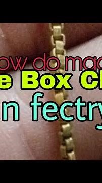 Box Chain Making In Fectry