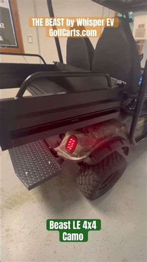 Beast LE 4x4 - Camo - Whisper EV / GolfCarts.com