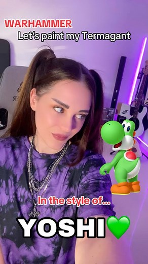Kiddo on Instagram: "Let‘s paint a Termagant in the style of… YOSHI💚 #warhammer40k #warhammercommunity #warhammer40000 #warhammer40kmeme #warhammerfantasy #warhammerpainting #miniature #miniaturepainting #tyranid #xenos"