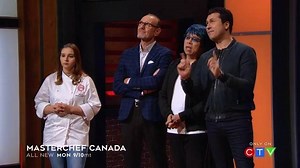 The home cooks are feelin' the pressure in this #MasterChefCanada sneak peek🔥 The competition continues Monday at 9/10mt on CTV! | MasterChef Canada