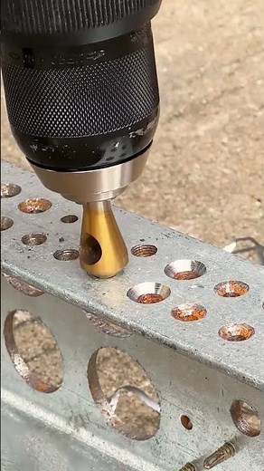 Chamfering Drill Bit tool with big hole