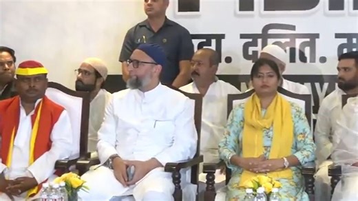 Apna Dal (K) ties up with with Owaisi's AIMIM in UP for Lok Sabha polls