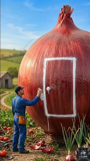 Building A Secret Luxury Bedroom Inside A Giant Onion 🧅 Satisfying DIY Construction