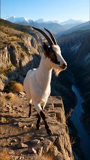Only Goats Can Do This 🐐Cliff goats