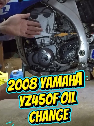 Yamaha YZ450F Oil Change Guide