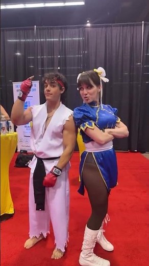 Chun Li and Ryu Cosplay