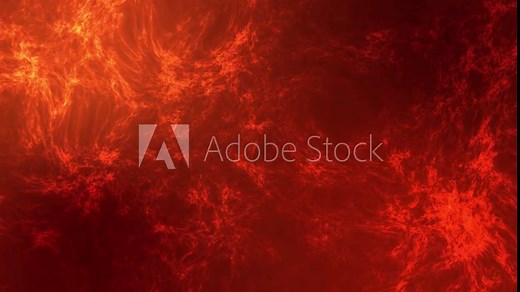 Animation of the surface of the lava flow, movement, abstract lava background.Hot lava seethes. Stock Video