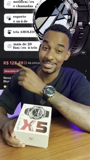 Novo Smartwatch X5 PRO MAX: Completo e Acessível