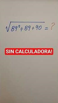 Simplificar y Resolver Raiz Cuadrada de la Suma #matemáticas #maths #matematica #raizcuadrada