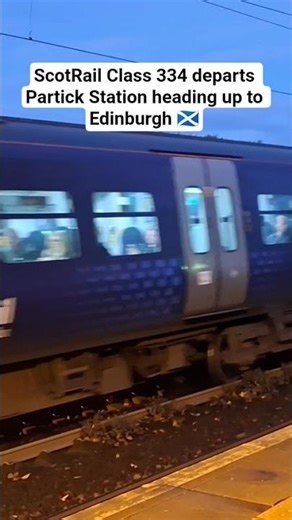 #scotrail Class 334 departs Partick heading to Edinburgh