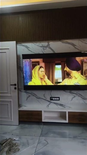 Samsung TV installation 75 inch