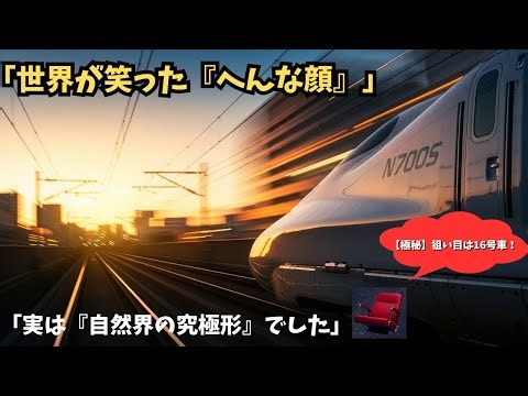 【海外の反応】「変な顔の列車だｗ」世界が嘲笑した日本の新幹線…実はカワセミとフクロウから学んだ“究極の芸術”だった！命を守る0 1秒の奇跡と「16号車」の秘密。