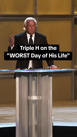 392K views · 24K reactions | Triple H having to cut off Ric Flairs HOF speech  #wwe #prowrestling | WrestlingSoundbites | Facebook