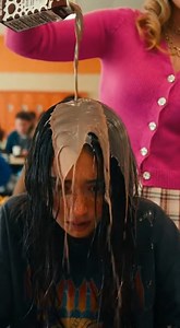 "She Poured Chocolate Milk on Me and Made the Whole School Laugh. She Didn't Know My Dad Was Waiting Outside. Chapter 1 The chocolate milk was cold. That was the first thing my brain registered. Not the humiliation. Not the laughter. Just the shocking, freezing sensation of sticky brown liquid running down my scalp, soaking into my favorite thrift-store sweater, and dripping off my eyelashes. ""Oops,"" a voice drawled from above me. ""My hand slipped. But honestly? You needed a shower anyway, Ra