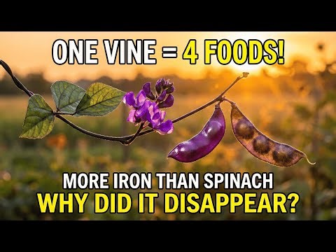 One Vine = 4 Foods! More Iron Than Spinach – Why It Disappeared?