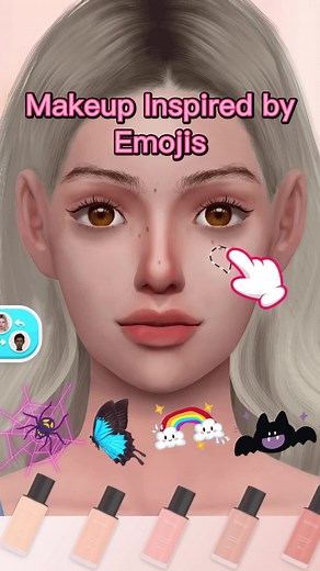 Emoji Makeup Game: Create Colorful Looks with Emojis!