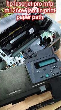 HP LaserJet Pro MFP M126nw paper jam problem✅HP LaserJet Pro MFP M126nw jam in print paper path