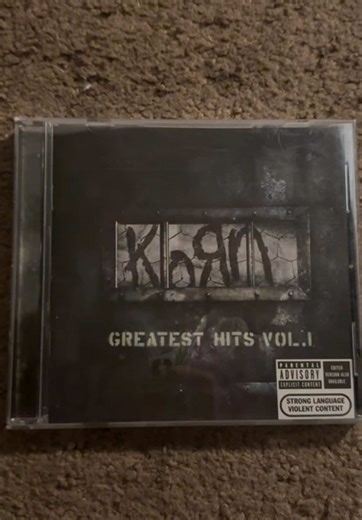 KOЯN-greatest hits vol.1. #2000s #numetal #korn #cd #fyp