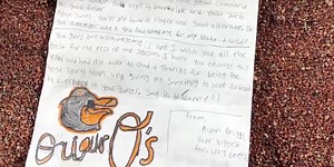 A young O's fan sent an adorable letter to the team listing his favorite thing about each player