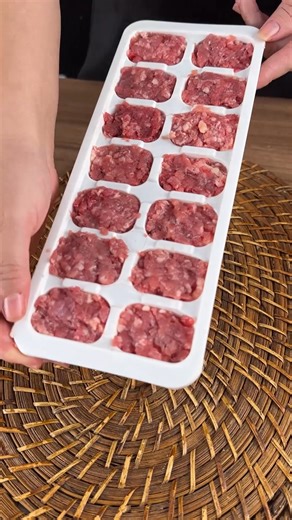 How to always have frozen meat cubes ready whenever you need them. | SuperChef