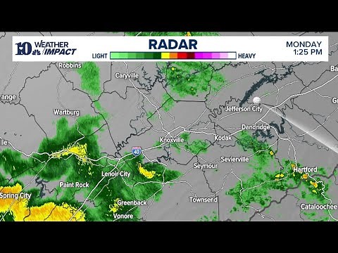 Live East TN Radar || Tracking Scattered Rain and Storms