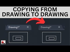 Copy Objects from One Drawing to Another - AUTOCAD BASICS