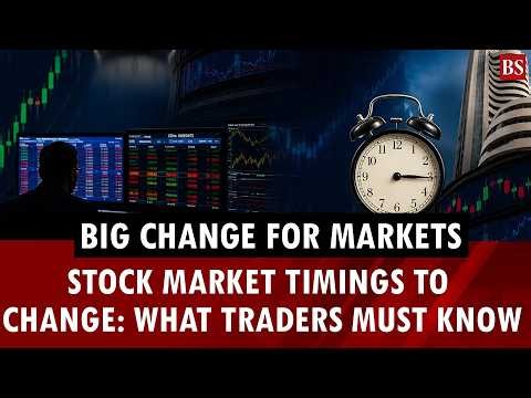 Stock market timings to change soon: Here’s what traders need to know | Trading | F&O
