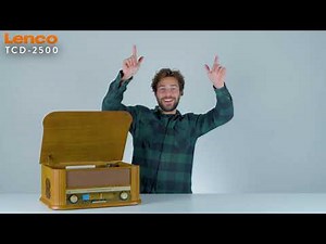 TCD 2500 - Classic Phono - Turntable with USB - CD Player - Built-in Speakers